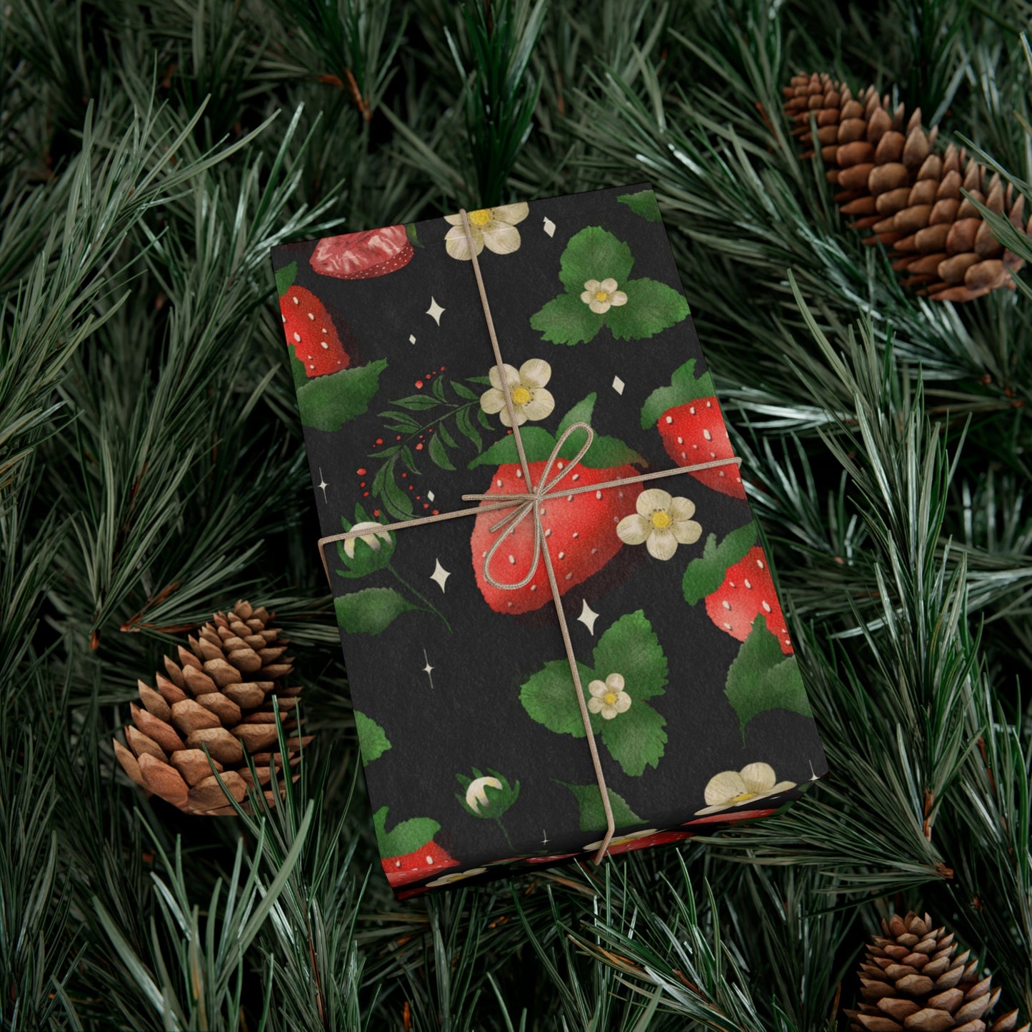 Strawberry Gift Wrap