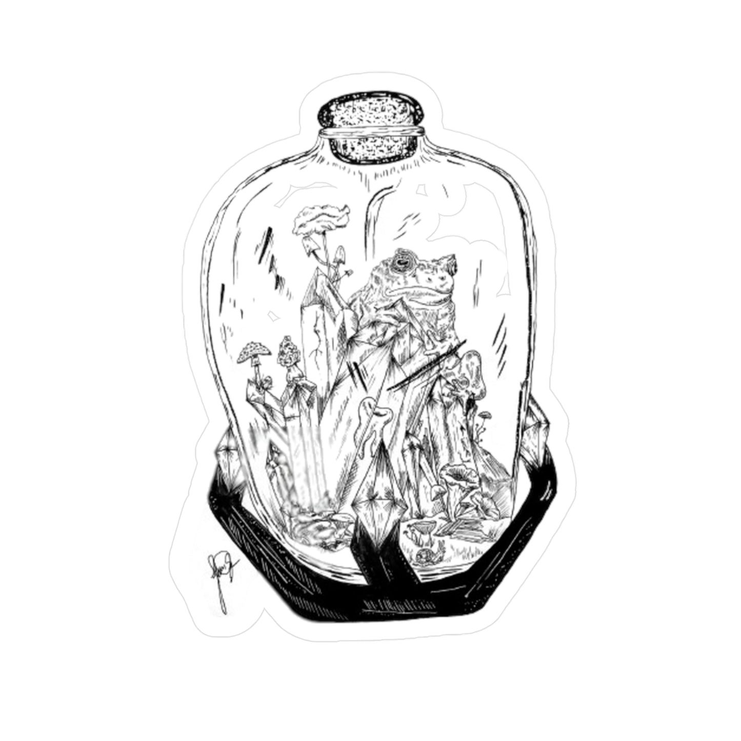Amphibian Alchemy Kiss-Cut Sticker