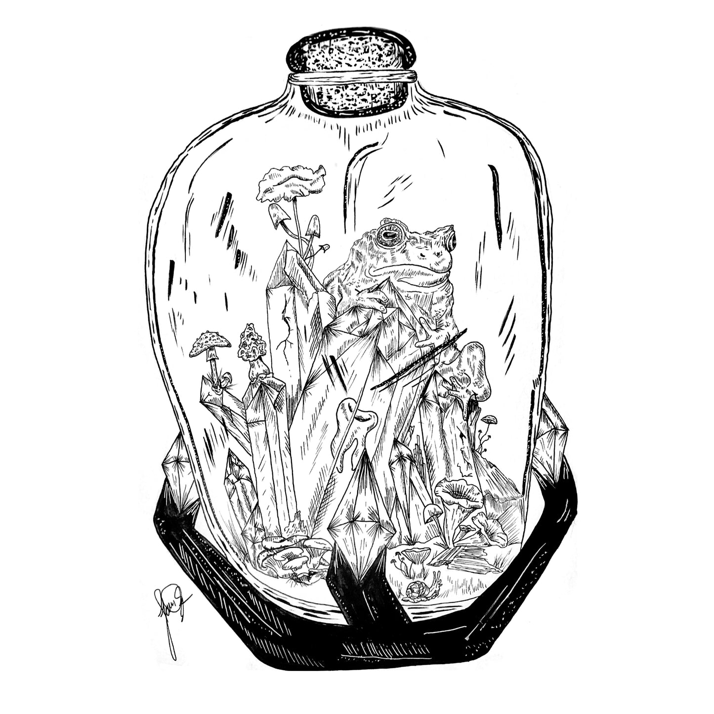 Amphibian Alchemy Kiss-Cut Sticker